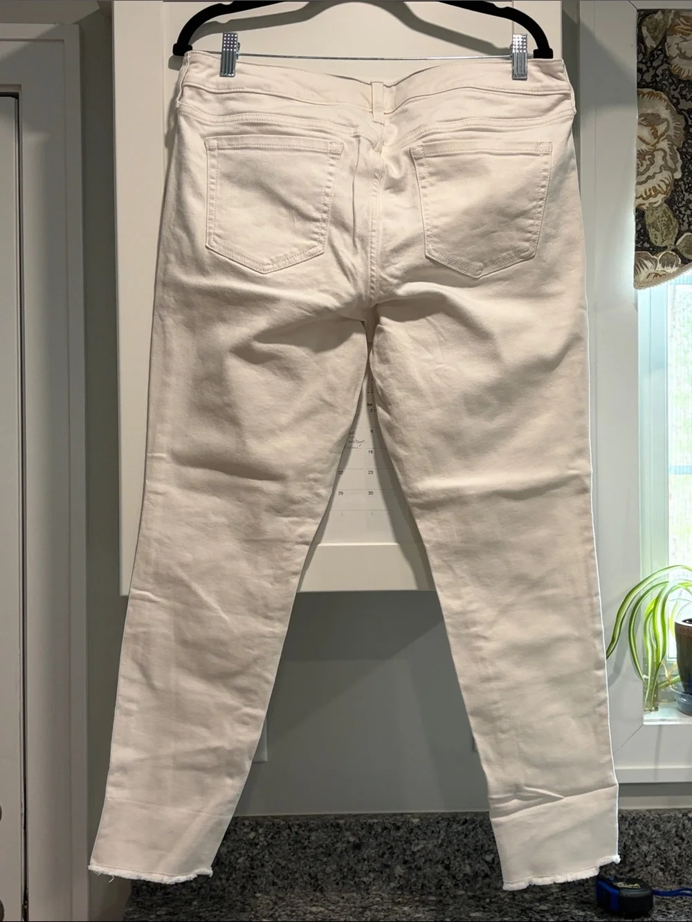White Women's Jeans - Classic Fit - Picture 4 of 14
